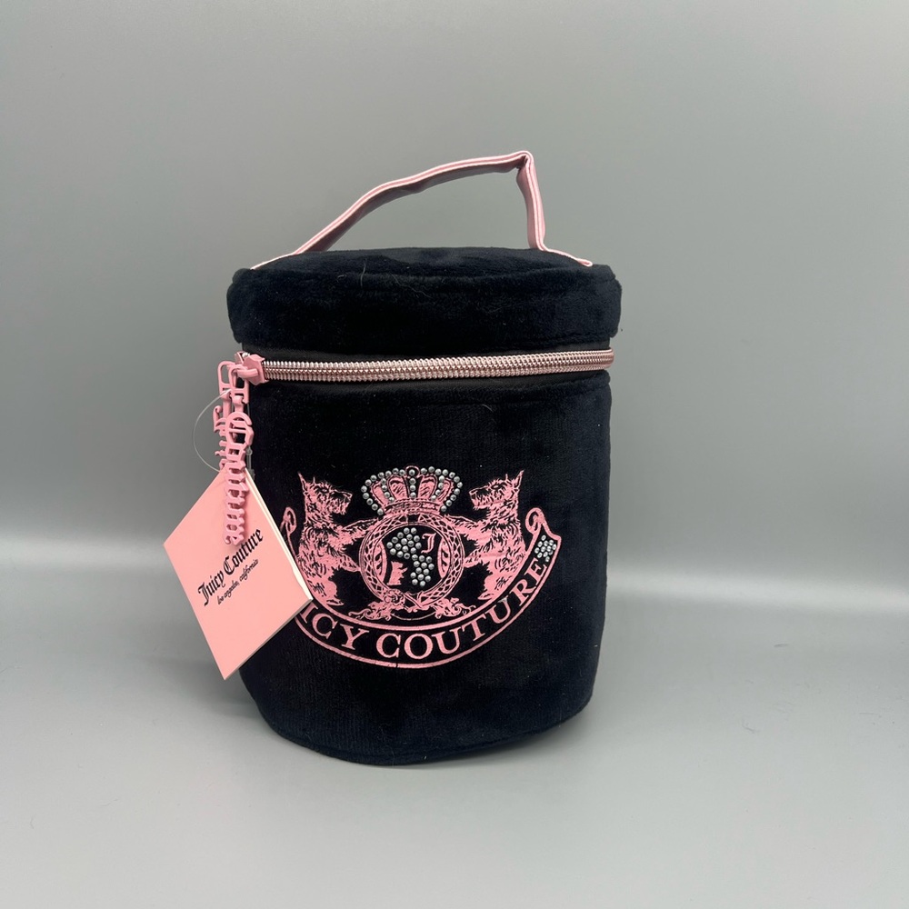 Juicy couture velour cosmetics bag